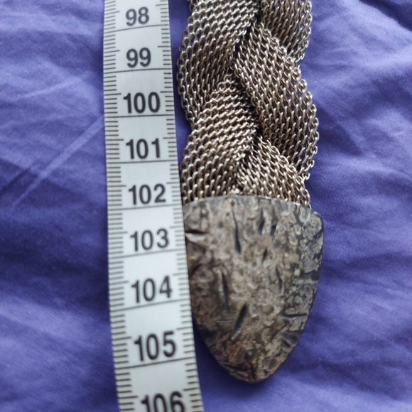 Vintage Silver tone Belt - Picture 7 of 10